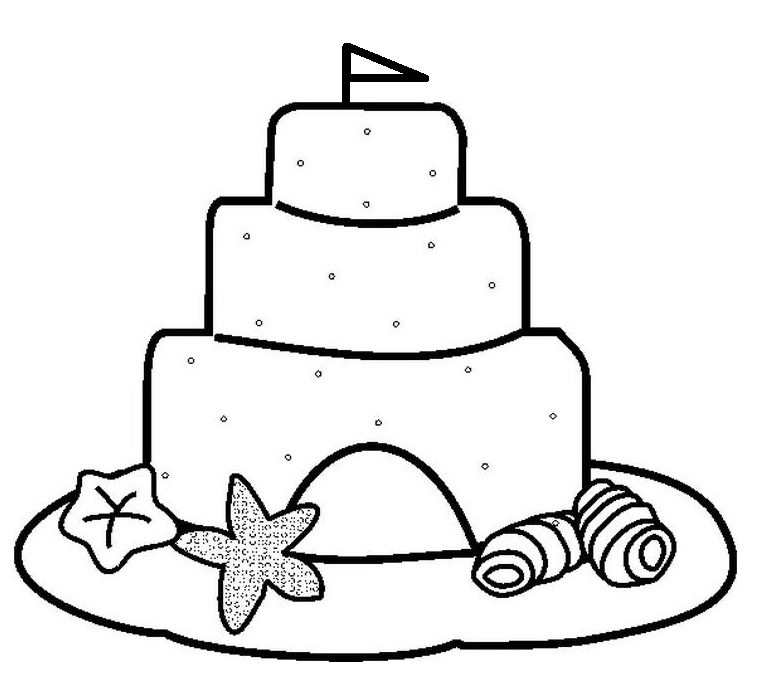 240 Cute Sand Castle Coloring Page for Adult