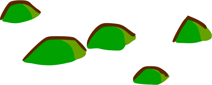 Clipart - RPG map symbols: hills