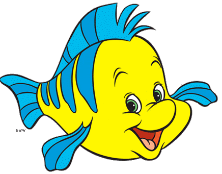 Flounder Clipart from Disney's | Clipart Panda - Free Clipart Images