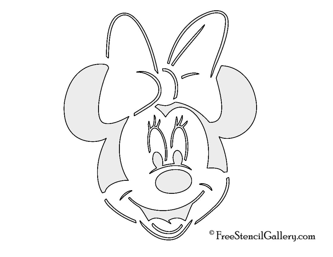 Minnie Mouse Stencil | Free Stencil Gallery