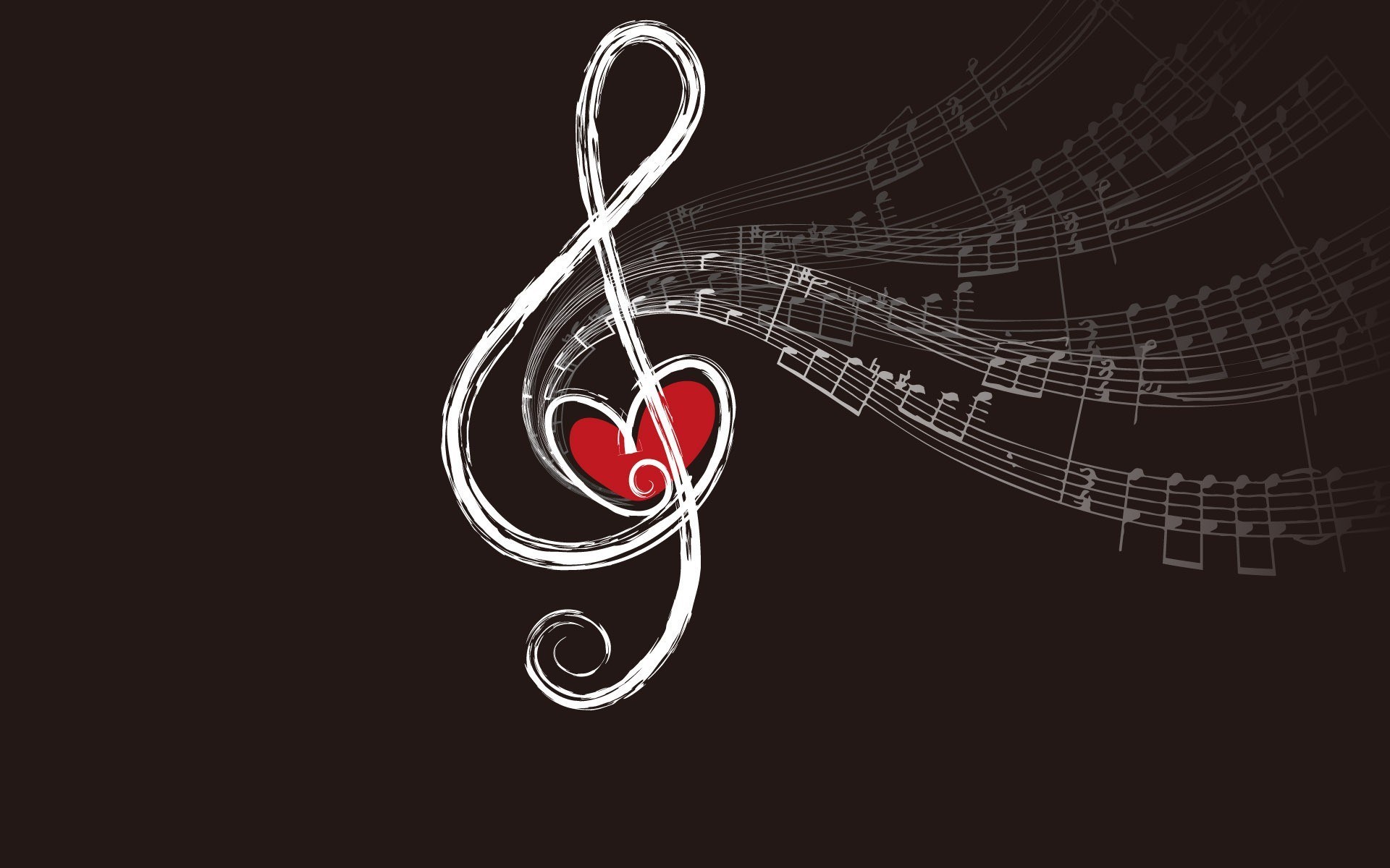 NEW Wallpaper From WJstudios.com : Ground Key Heart Red Music Art ...