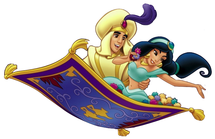 Aladdin & Jasmine Clipart