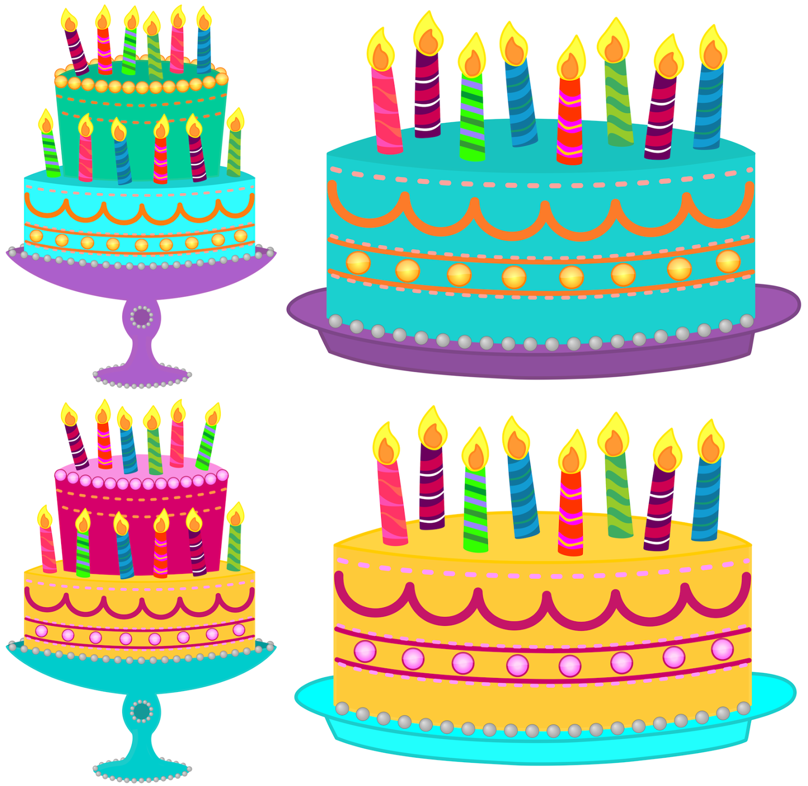 Images For > Birthday Candles Clipart