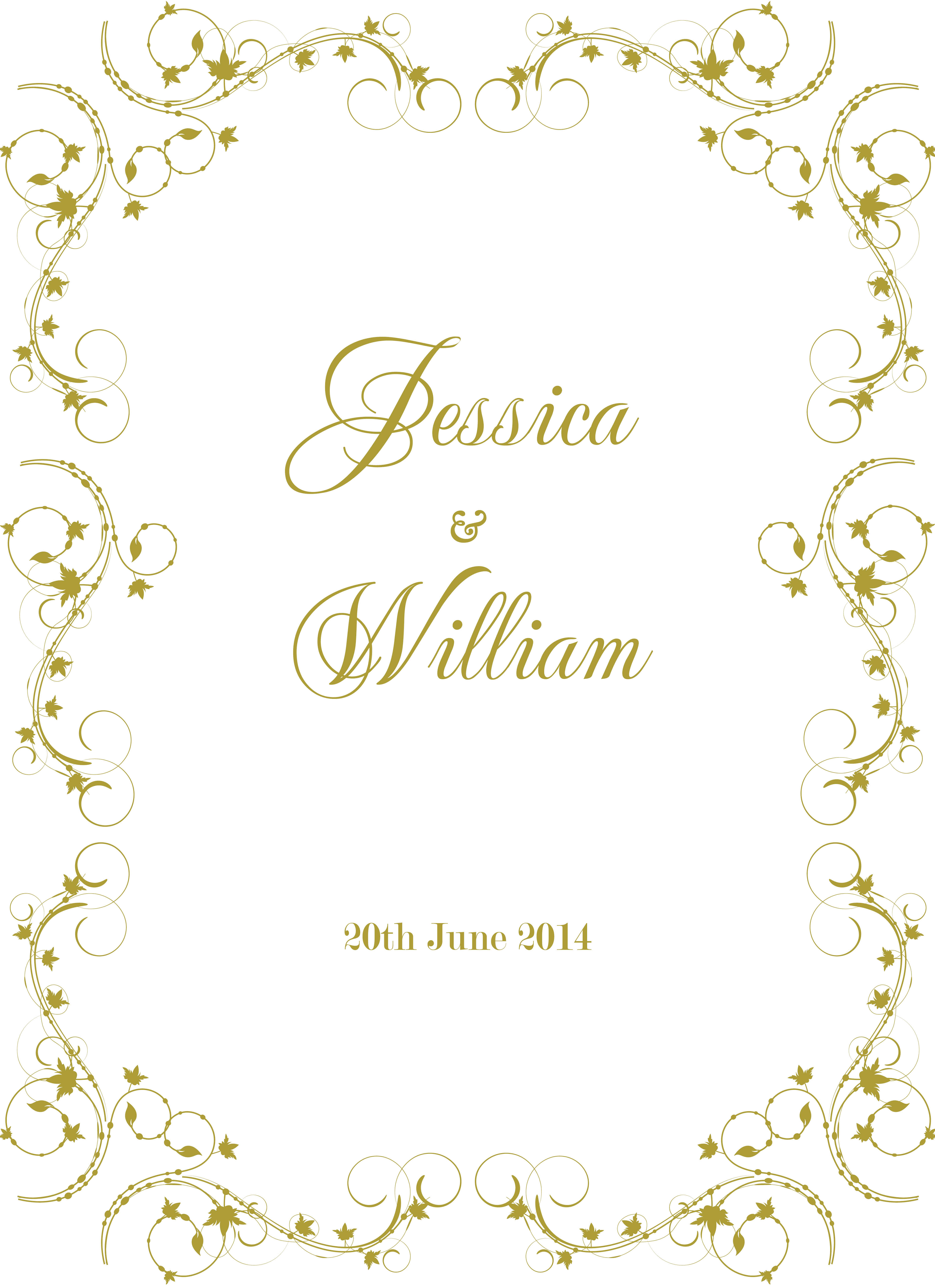 clip art wedding invitation borders - photo #36