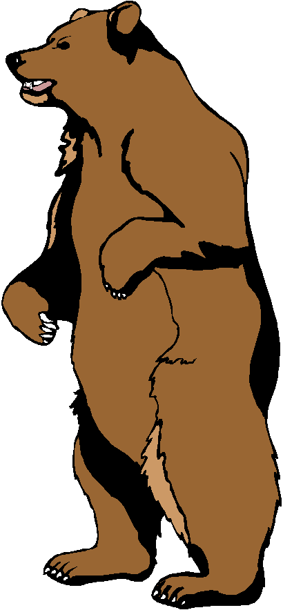Standing Bear Outline | Clipart Panda - Free Clipart Images