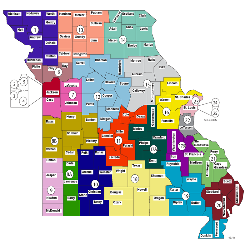 Mental Health - Psychiatric Services- Map of Service Areas