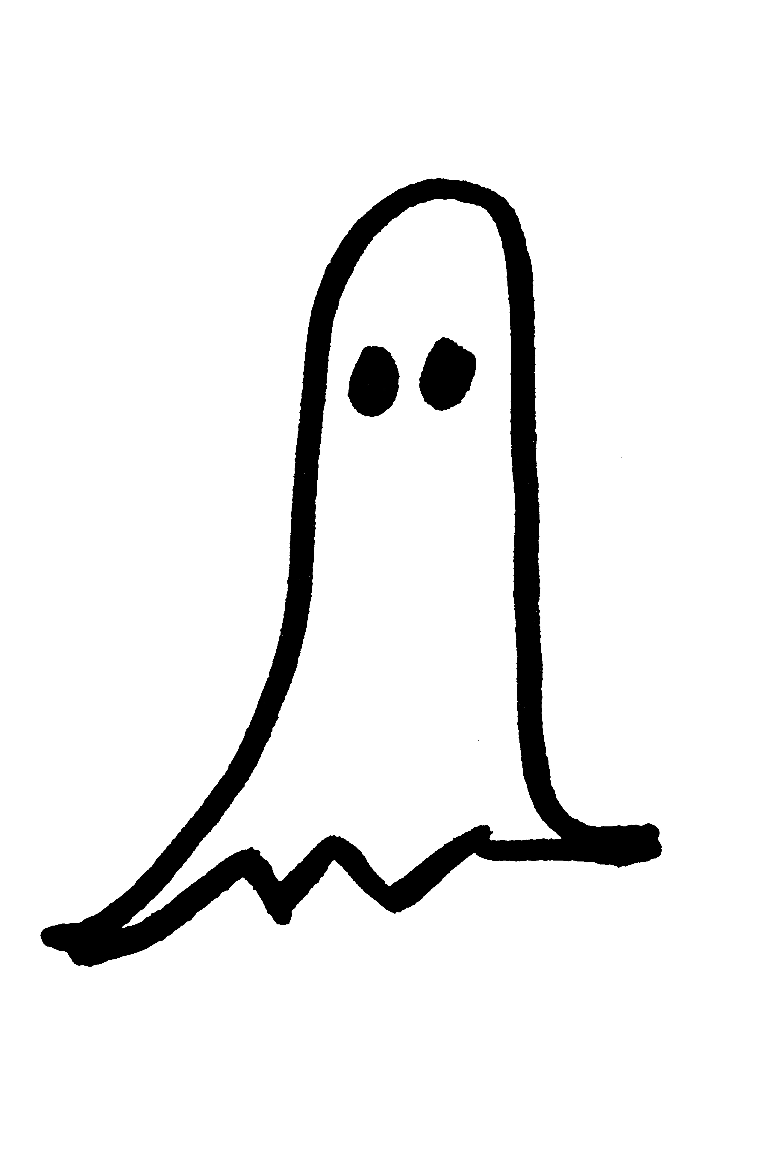 Halloween Ghost Hand Drawn Clip Art Picture | Free Photograph ...
