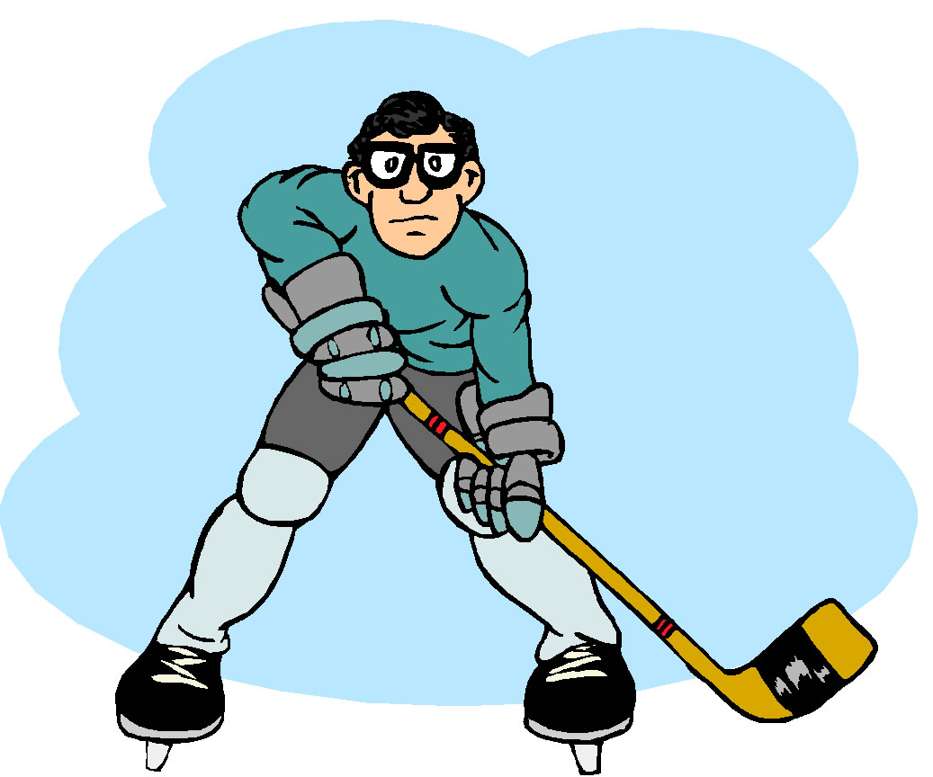 Ice Hockey Clip Art / HOCKY041.gif