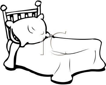 Bed Clipart Bed Black And White Royalty Free Clip Art Image - Home ...
