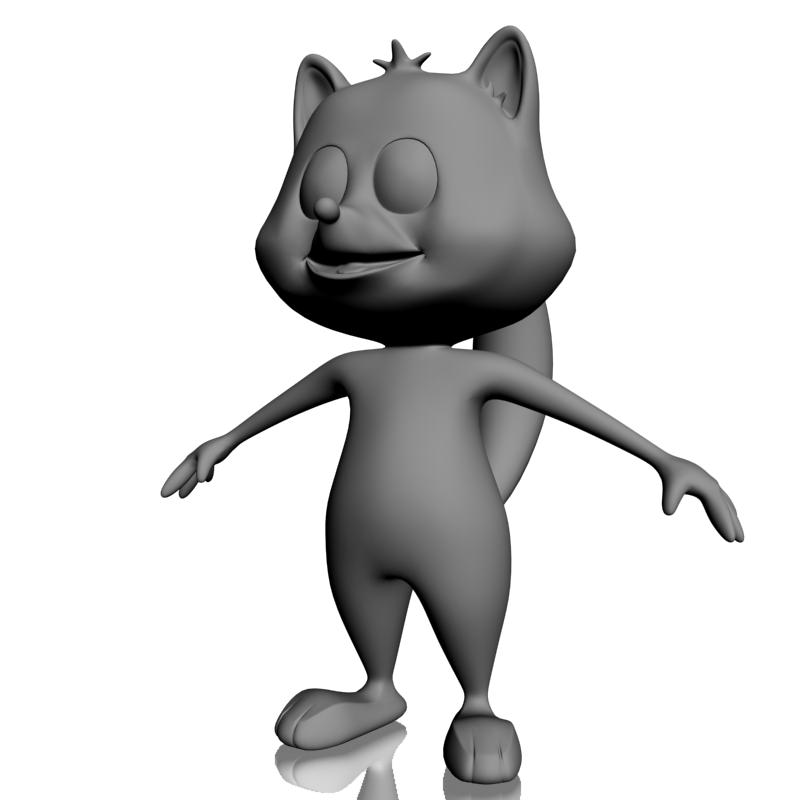 Racoon Musketeer Cartoon Character Rigged 3D Model Game ready ...