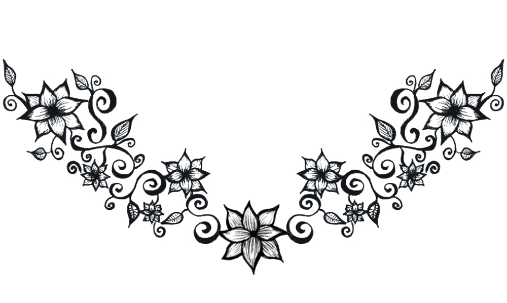 Floral Lower Back Design / Rose Flower Tattoos / Free Tattoo ...