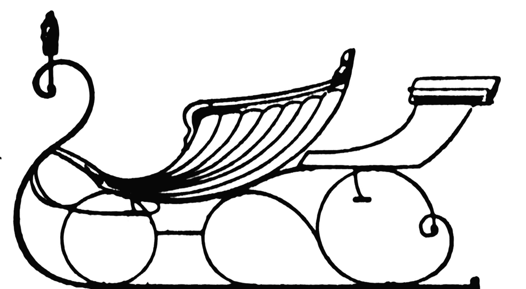 Pony sleigh with rumble | ClipArt ETC