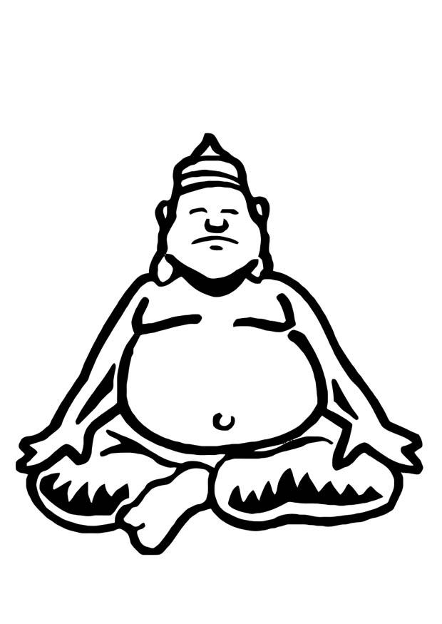 Buddha Coloring Pages