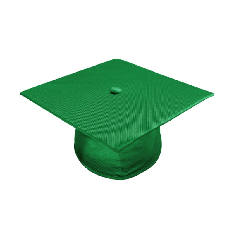 Shiny Green High School Cap, Gown & Tassel - Graduation Shop