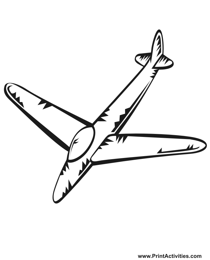 by airplane Colouring Pages (page 2)