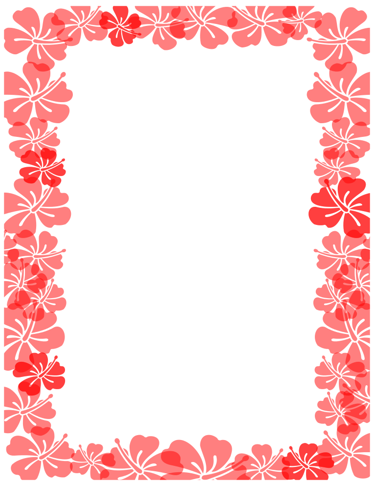 Hibiscus Border Png