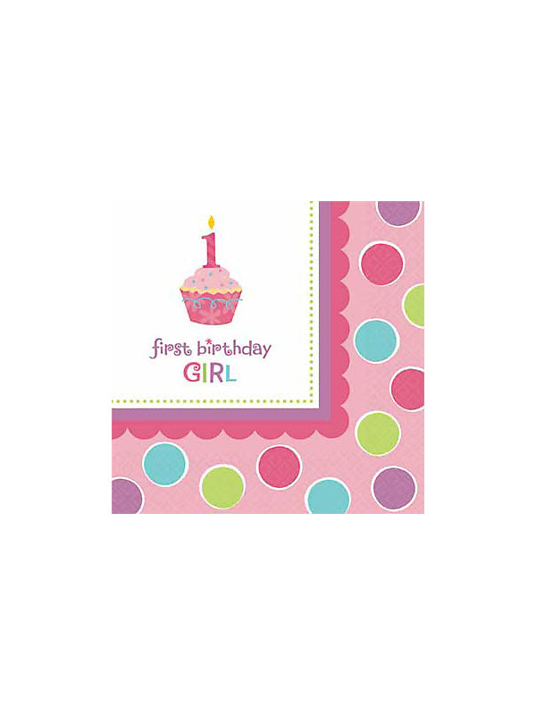 Cupcake 1st Birthday Girl : TUPS Party Supplies!, Discount Party ...