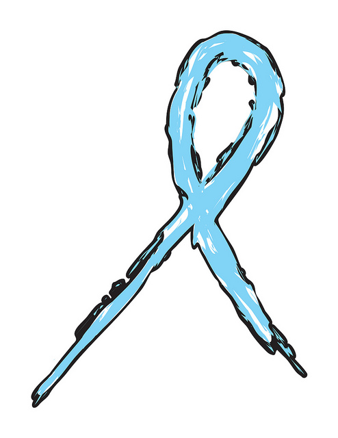 Prostate Cancer Awareness Ribbon Light Blue (No Background ...