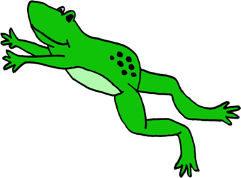 Pix For > Leaping Frog Cartoon