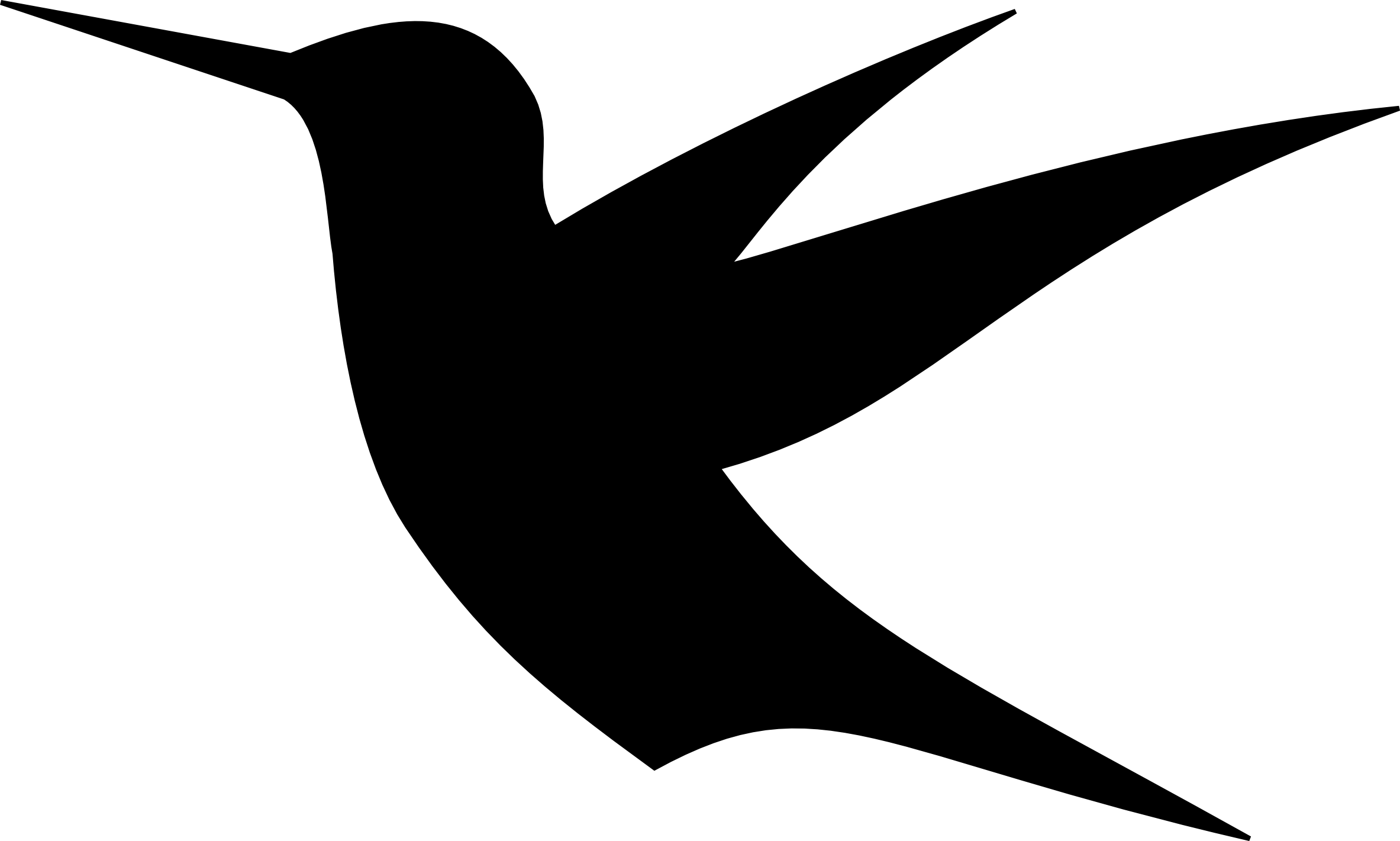 Flying Bird Outline - Cliparts.co