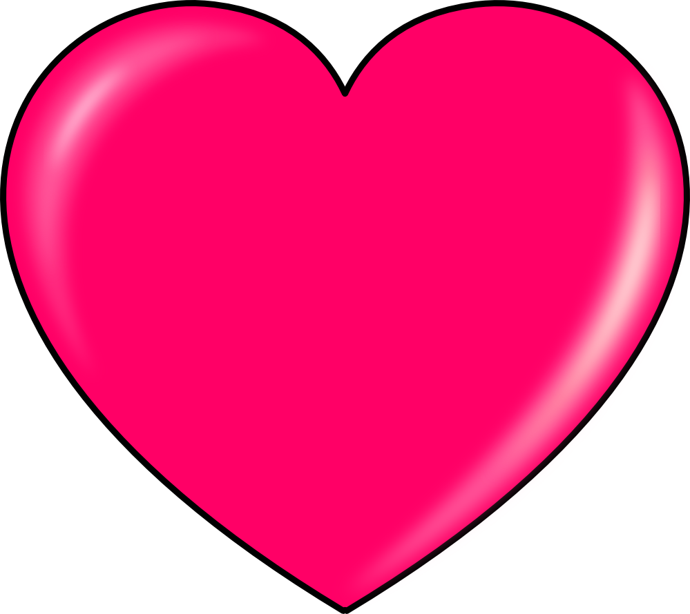 clipartist.net » Clip Art » pink heart valentine SVG