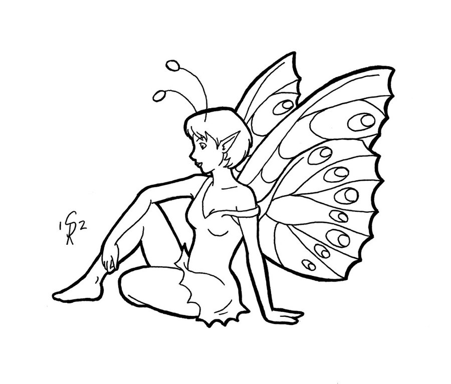 Butterfly Fairy by gingersketches on deviantART