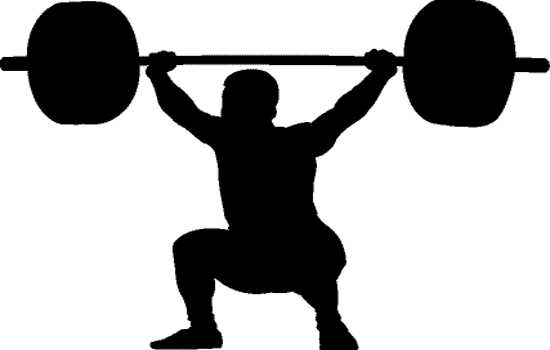 clipart man lifting weights - photo #38