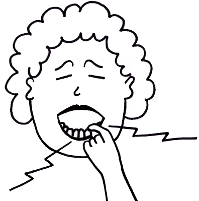 a toothache Colouring Pages