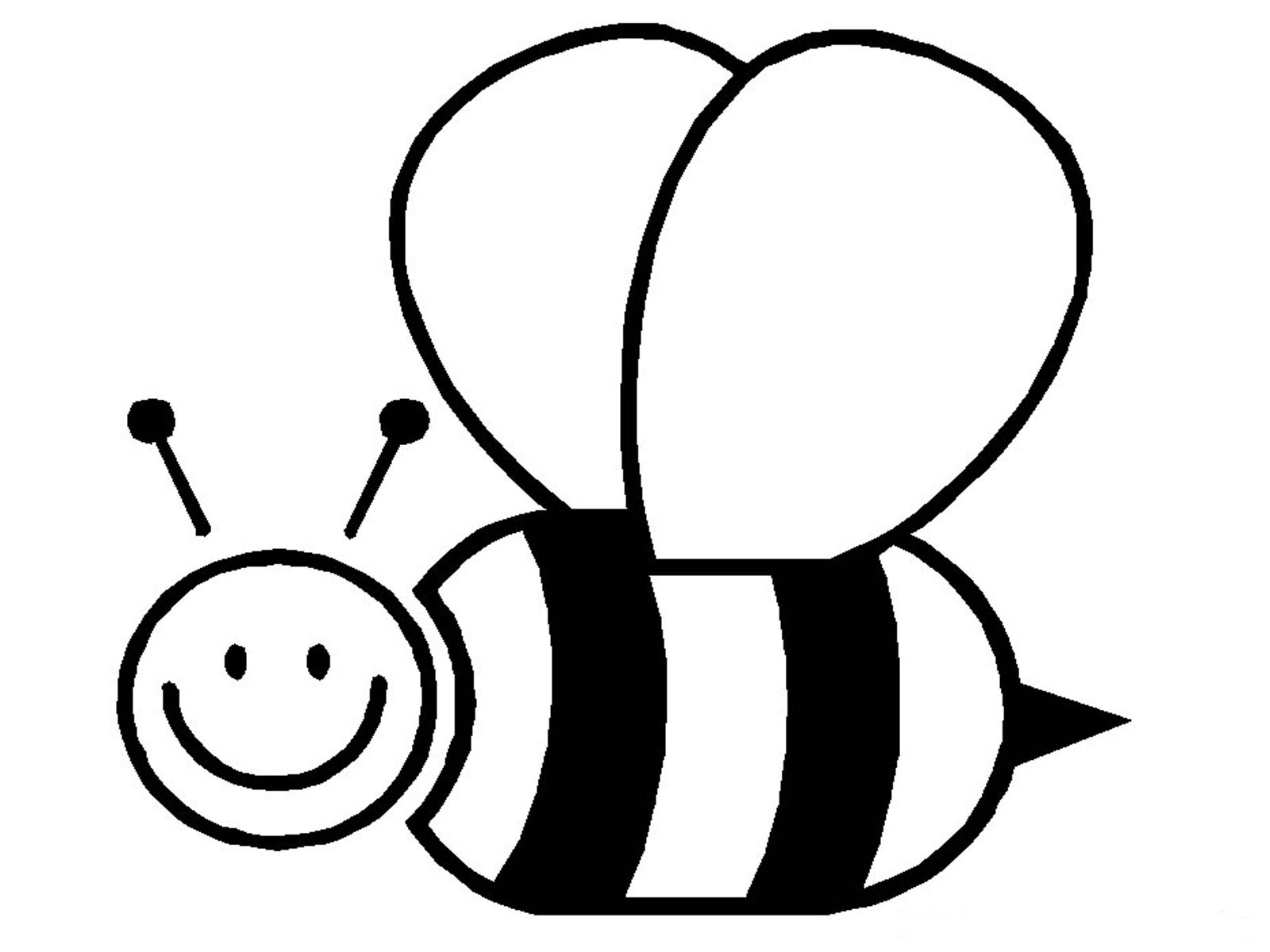 cartoon bumble bees Colouring Pages