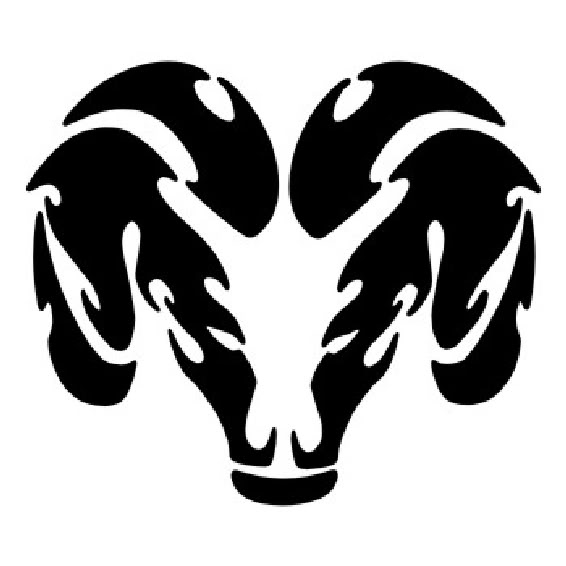 Dodge Ram Logo (Cut-Out of Wood) - DodgeForum.com