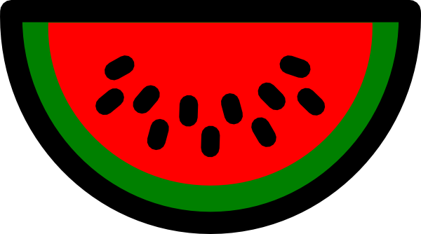 Watermelon clip art - vector clip art online, royalty free ...