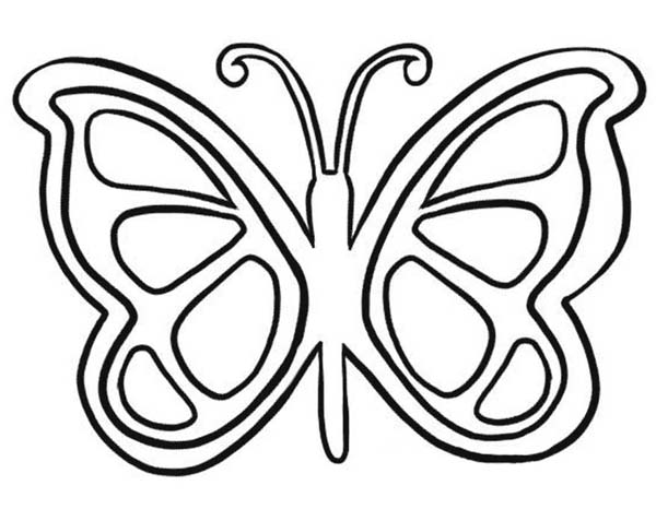 Artistic Butterfly Lineart Coloring Page - Download & Print Online ...