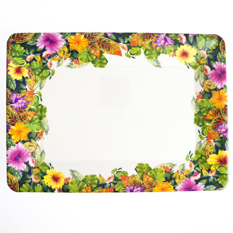 SALE - Floral Luau Platter - SALE