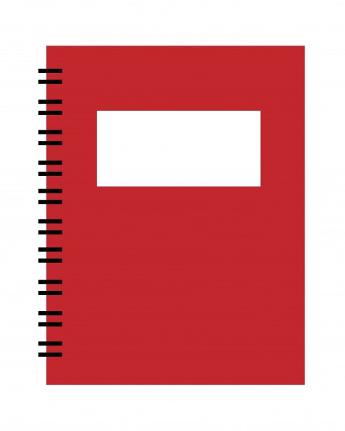 Spiral Notebook Red Clipart Free Stock Photo - Public Domain Pictures