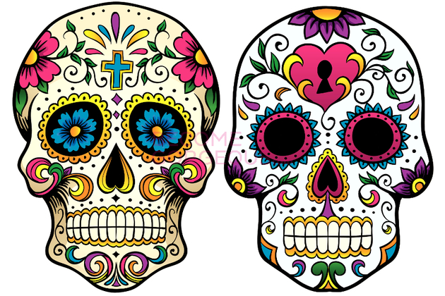 Easy Sugar Skull Drawings Step By Step Images & Pictures - Becuo