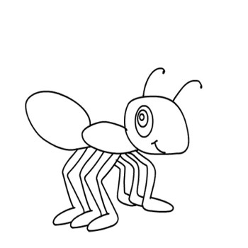 Ant : Ant Reading Book Coloring For Kids, Ant Walking In The ...