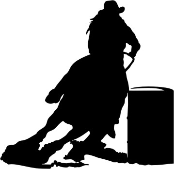 barrel racing silhouette image search results