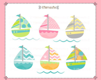Popular items for sailboat clip art on Etsy