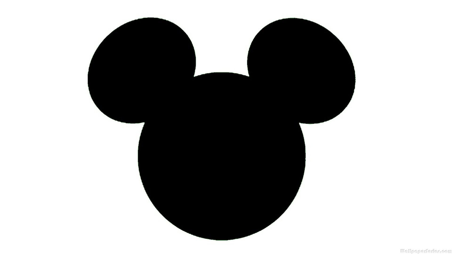 Mickey Mouse Head Silhouette Clipartsco