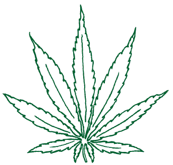 Pot Leaf Tattoo Outline Designs | Posted by Unwritten Prophecy ...