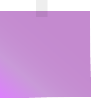 Purple Sticky Note Clip Art - Purple Sticky Note Vector Image