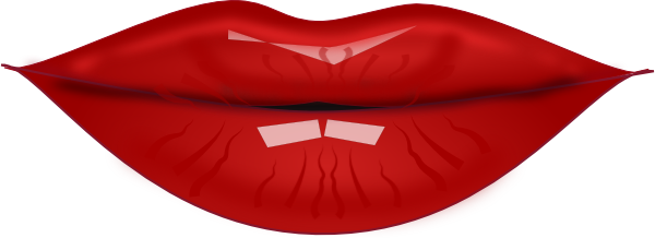 Human Lips clip art - vector clip art online, royalty free ...