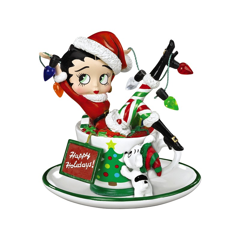 Betty Boop Holiday Teacups - The Danbury Mint