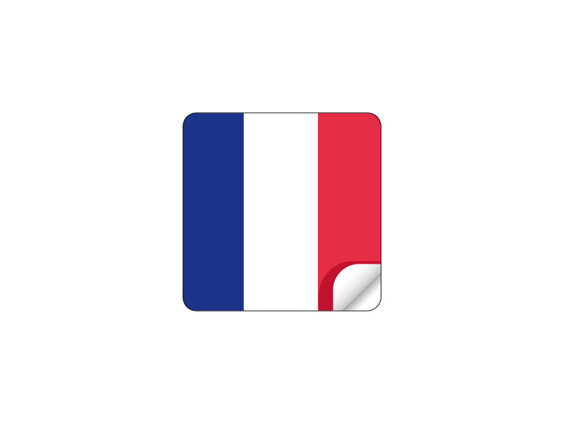 Patch 28x28mm France Flag - iCleer Europe