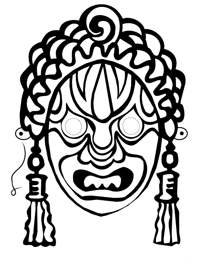 Masquerade Mask Stencil Cliparts co