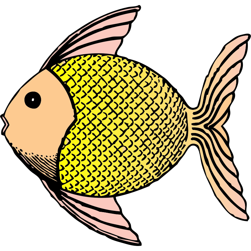 Clipart - tropical fish