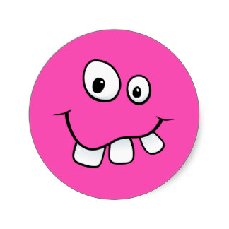 Goofy Smiley Face Stickers, Goofy Smiley Face Sticker Designs