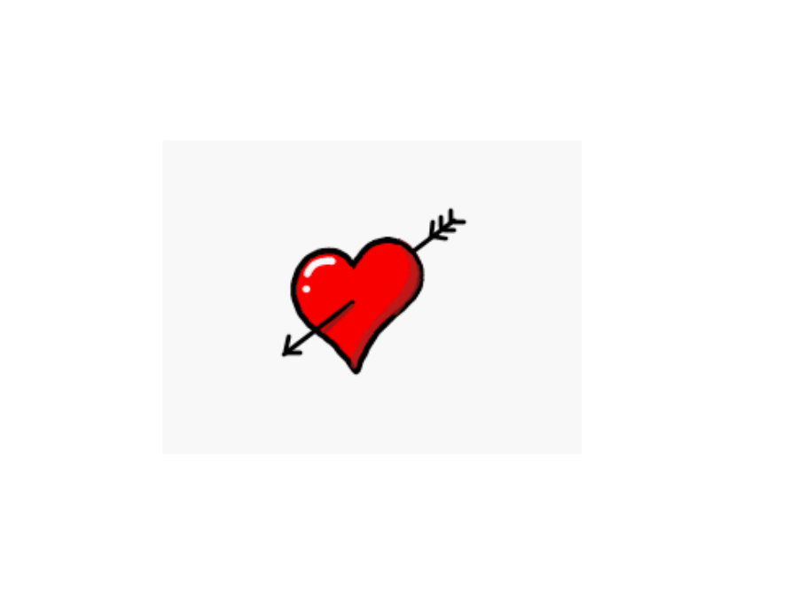 Heart arrow large 900pixel clipart, Heart arrow design