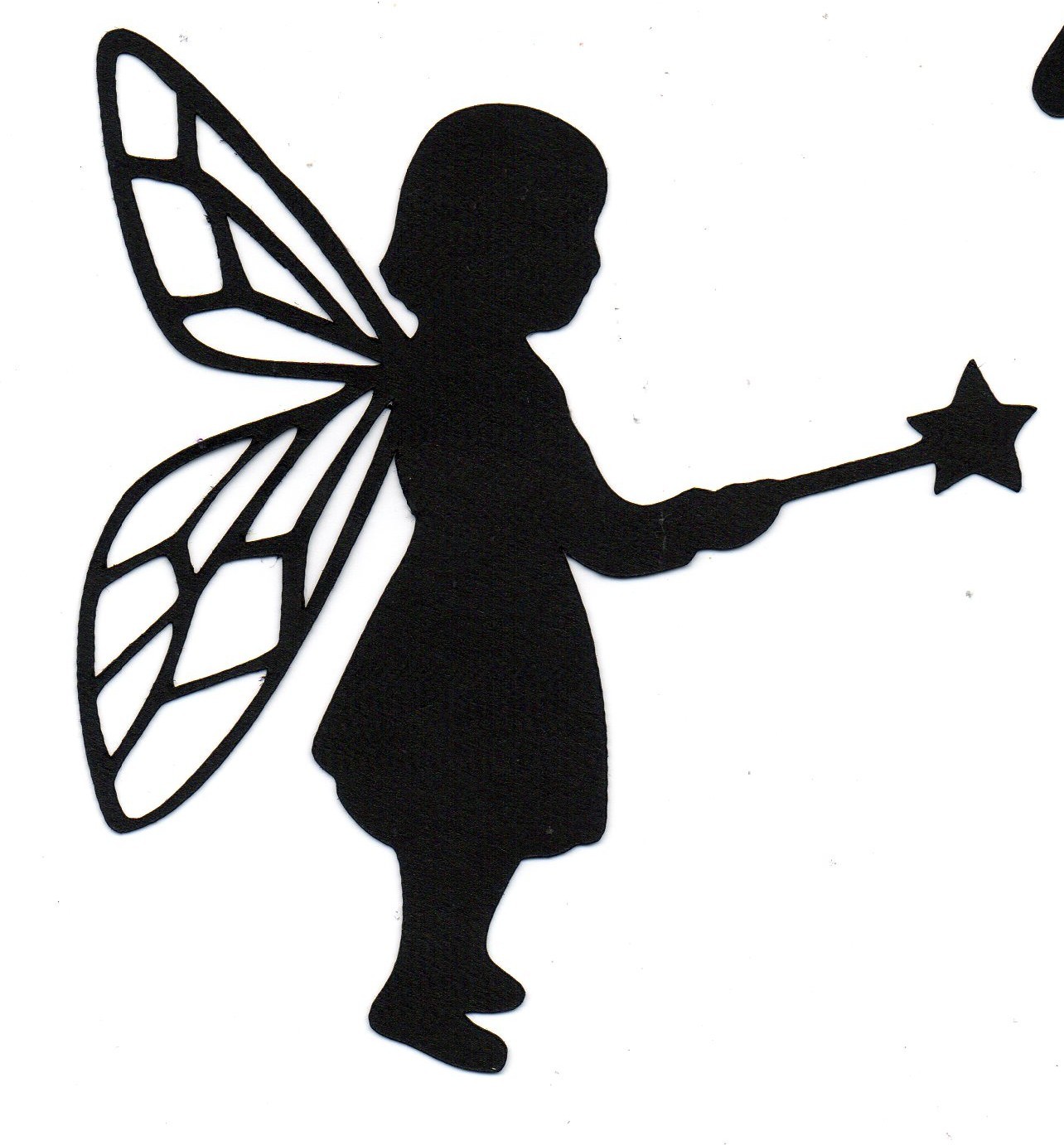 Fairy child Silhouette HALLOWEEN die cut by simplymadescrapbooks