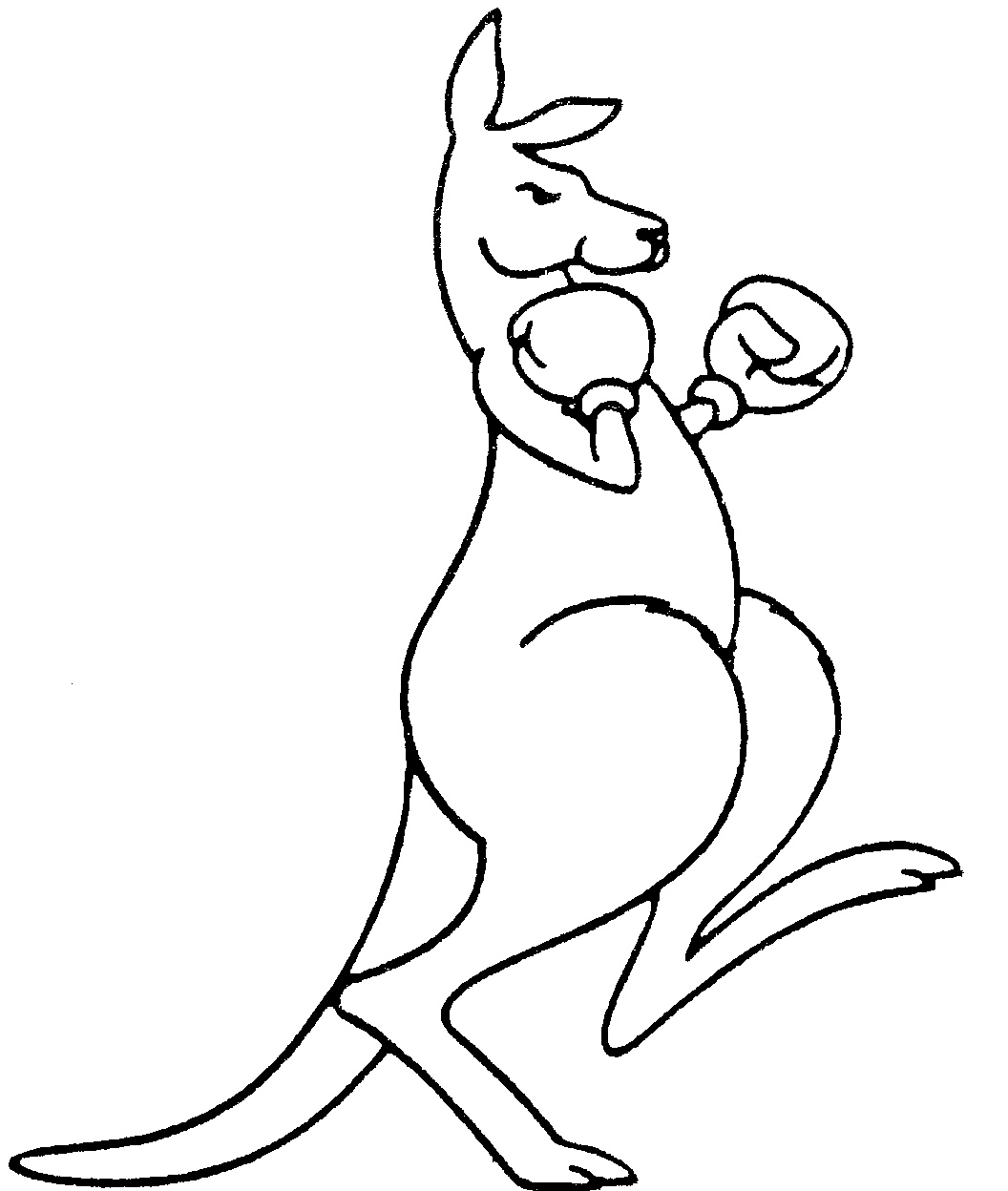 Baby kangaroo coloring pages - Coloring Pages & Pictures - IMAGIXS